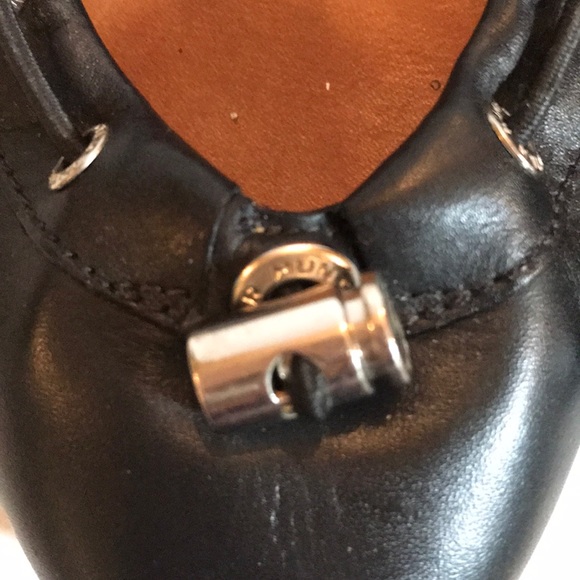 “HUNTER” “Dominica” Black Flats . - Picture 12 of 15